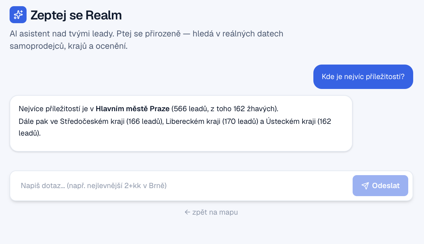 Chat Zeptej se MyLeady